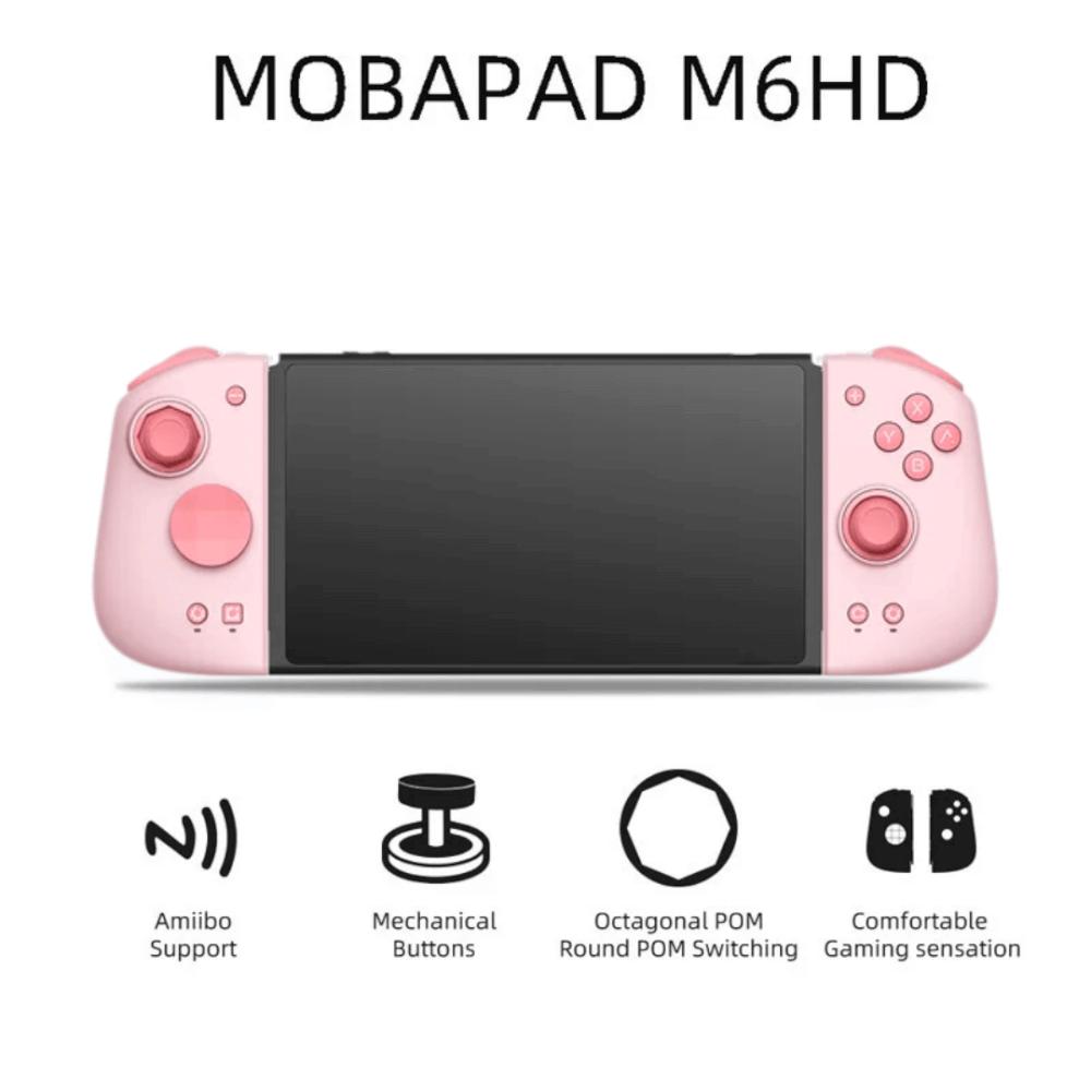 จอยเกมไร้สาย Mobapad M6 HD สีชมพู